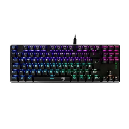 TECLADO MECÂNICO T-DAGGER BORA RGB SWITCH BLUE ABNT2 T-TGK315-BL