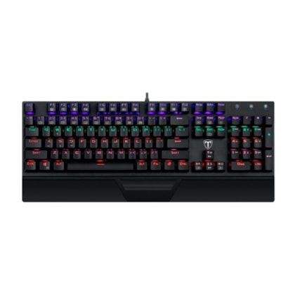 TECLADO MECÂNICO T-DAGGER DESTROYER RAINBOW SW BLUE ABNT2 T-TGK305-BL