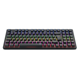 Teclado Mecânico T-Dagger Holysword Rainbow Wireless Usb Switch Brown Preto T-Tgk331-Br