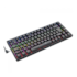 Teclado Mecânico T-dagger Megatre Rainbow Switch Brown Preto T-tgk326-br