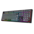 Teclado Membrana Crux Pro Rgb Wireless Usb Preto K518Rgb-Pro-Gb Pt