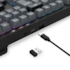 Teclado Membrana Crux Pro Rgb Wireless Usb Preto K518Rgb-Pro-Gb Pt