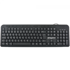 Teclado Membrana Keytime Keycraft Usb 2.0 Abnt 2 Preto Kyt00010