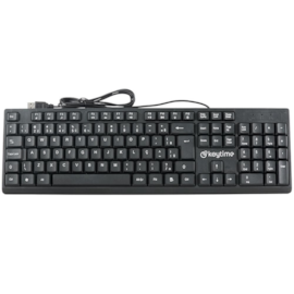Teclado Membrana Keytime Typeflow Usb 2.0 Abnt 2 Preto Kyt00009