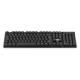 Teclado Membrana Multilaser Slim Wireless Usb 2.4ghz Abnt2 Preto Tc299