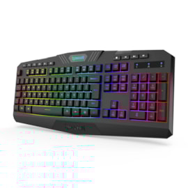 Teclado Membrana Redragon Harpe Rgb Wireless Preto K503-ks