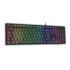 Teclado Membrana Redragon Netherbane Rainbow Usb Preto K521-R Pt