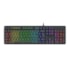 Teclado Membrana Redragon Netherbane Rainbow Usb Preto K521-R Pt
