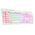 Teclado Membrana Redragon Shiva Lollipop Rgb Abnt2 Branco K512wp-rgb Pt