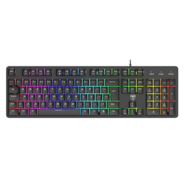 Teclado Membrana T-Dagger Echo Rgb Preto T-Tgk109 Pt
