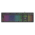Teclado Membrana T-Dagger Echo Rgb Preto T-Tgk109 Pt