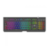 Teclado Membrana T-Dagger Nova Rgb Usb Preto T-Tgk110 Pt