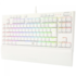 Teclado Optico Mecânico Redragon Broadsword Pro Rgb Branco Switch Marrom K588W-Rgb-Pro Pt-Brown