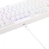 Teclado Optico Mecânico Redragon Broadsword Pro Rgb Branco Switch Marrom K588W-Rgb-Pro Pt-Brown