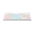 Teclado Óptico Redragon Brahma Lunar Pro Rgb Switch Azul Branco K586w-rgb-pro Pt-blue