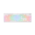 Teclado Optico Redragon Brahma Pro Rgb Branco Switch Marrom k586w-rgb-pro Pt-brown