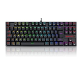 TECLADO REDRAGON KUMARA PRO PRETO SWITCH AZUL K552-RGB-PRO