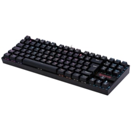 TECLADO REDRAGON KUMARA PRO PRETO SWITCH MARROM K552-RGB-PRO