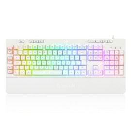 TECLADO REDRAGON SHIVA MEMBRANA BRANCO RGB K512W-RGB