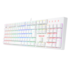 Teclado Redragon Surara Pro Rgb Branco Switch Vermelho Abnt2 k582w-rgb-pro pt-red