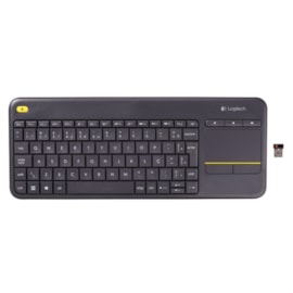 TECLADO SEM FIO LOGITECH K400 PLUS TOUCHPAD MULTIMÍDIA