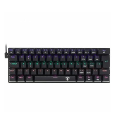 TECLADO T-DAGGER ARENA RAINBOW SWITCH AZUL 60% T-TGK321-BL