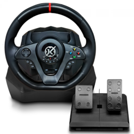 Volante Kalkan G300 Proracing Com Pedal Switch Xbox Ps4 Ps5 E Pc Preto Klk00033