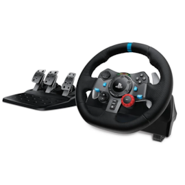 Volante Logitech G29 Driving Force Com Pedal Ps4 Ps5 E Pc Preto 941-000111