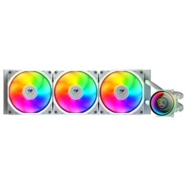 Water Cooler Cougar Poseidon Elite Argb 360 360mm Intel-Amd Branco Cgr-Psdelrgb-W-360