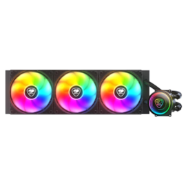 Water Cooler Cougar Poseidon Elite Argb 360 360Mm Intel-Amd Preto Cgr-Psdelrgb-B-360