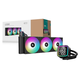 Water Cooler Deepcool Ld360 Argb Anti-leak 360mm Intel-amd Preto R-ld360-bkmsn-g-1