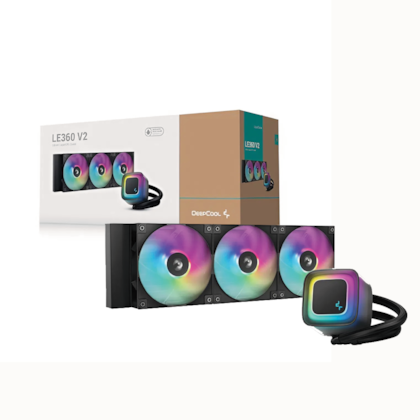 Water Cooler Deepcool Le 360 V2 Rgb 360Mm Intel-Amd Preto R-Le360-Bkammc-G-2
