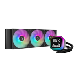 Water Cooler Deepcool Lp360 Argb Lcd 360Mm Anti-Leak Intel-Amd Preto R-Lp360-Bkmsnc-G-1