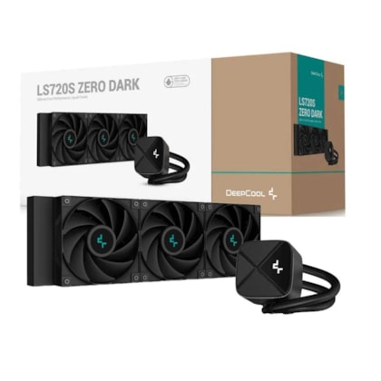Water Cooler Deepcool Ls720S Zero Dark 360Mm Intel-Amd Preto R-Ls720-Bknnmm-G-1