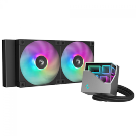 Water Cooler Deepcool Lt240 Argb 240Mm Intel-Amd Preto R-Lt240-Bkamnc-G-1