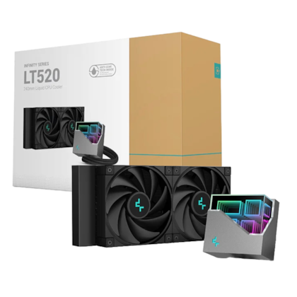 Water Cooler Deepcool Lt520 Anti-leak Rgb 240mm Preto R-lt520-bkamnf-g-1