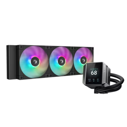 Water Cooler Deepcool Mystique 360 Argb 360Mm Anti-Leak Display Lcd Intel-Amd Preto R-Lx750-Bkadsnc-G-1