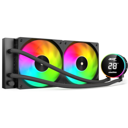 Water Cooler Emachines Acer 240mm Argb Intel-amd Preto Ac240yn Black