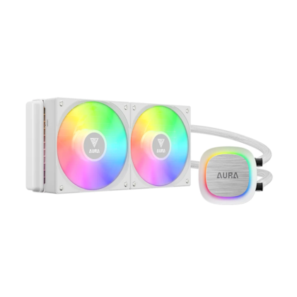 Water Cooler Gamdias Aura Gl 240 V2 Wh 240Mm Intel-Amd Branco