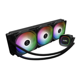 Water Cooler Gamdias Aura Gl 360 Lite 360mm Argb Intel-amd Preto Aura Gl 360 Lite