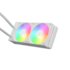 Water Cooler Gamdias Chione E4-240 Wh Argb 240mm Intel-amd Com Display Branco