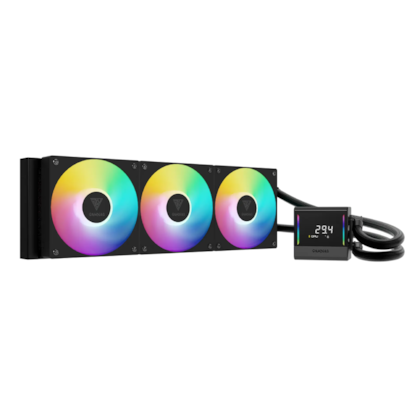 Water Cooler Gamdias Chione E4-360 V2 Argb 360Mm Intel-Amd Com Display Preto