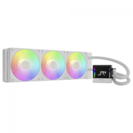 Water Cooler Gamdias Chione E4-360 Wh Argb 360mm Intel-amd Com Display Branco Chione E4-360 Wh