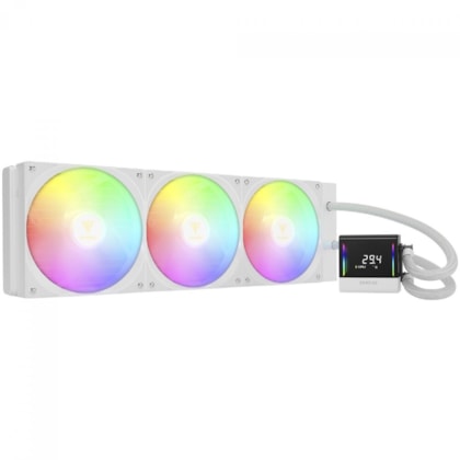 Water Cooler Gamdias Chione E4-420 Argb 420Mm Intel-Amd Com Display Branco
