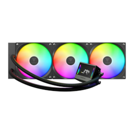 Water Cooler Gamdias Chione E4-420 Argb 420mm Intel-amd Com Display Preto