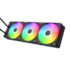 Water Cooler Gamdias Chione E4-420 Argb 420mm Intel-amd Com Display Preto