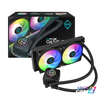 Water Cooler Iceberg Thermal Icefloe Oasis 240 Argb 240Mm Intel-Amd Preto Ifoa24-Ban