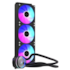 Water Cooler Kalkan Aura Lite Argb 360Mm Intel-Amd Preto Preto Klk00099