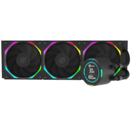 Water Cooler Kalkan Delta V2 Argb 360Mm Intel-Amd Preto Klk00067