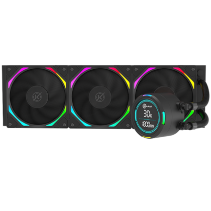 Water Cooler Kalkan Delta V2 Argb 360Mm Intel-Amd Preto Klk00067